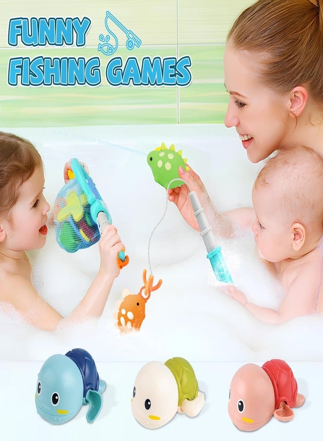 LZZAPJ Baby Bath Toys for Toddlers 1-3, Kid Bathtub Toy with 36 Foam Bath Letter & Number, Fishing Games with Fish Net, Water Pool Toy with Storage Bag, Shower Toy Gift for Boy Girl Infant 1 2 3 4 5 6 - Image 4